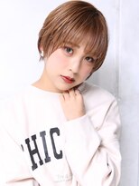 クラッチ 博多(CLUTCH)&nbsp;大人可愛い小顔美髪ツヤ髪前下がりショートバレイヤージュA5