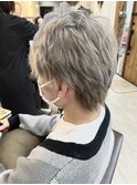 【メンズカラー】ホワイトミルクティー