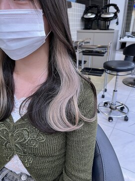 ユナイテッド 横浜(UNITED) イヤリングカラー/ホワイトベージュ