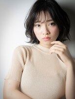 カバーヘア ブリス 上尾西口店(COVER HAIR bliss) 黒髪外ハネボブウルフ小顔ヘルシースタイル204s上尾20代30代40代