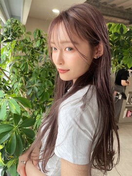 ソーホー ニューヨーク シズオカ(SOHO newyork SHIZUOKA) 透明感カラー　ピンクグレージュ