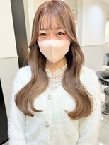 アースコアフュールボーテ 川越店(EARTH coiffure beaute) ハイトーン_レイヤーカット_フェイスレイヤー