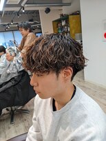 コワファーストナガサキシャンプーボーイ(COIFF1RST NAGASAKI SHAMPOO BOY)&nbsp;vマッシュ×波巻きスパイラルケアパーマ