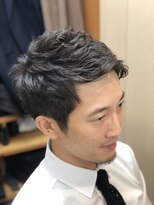 ヒロギンザ 神田店(HIRO GINZA)&nbsp;アップバングビジネスショートスタイル