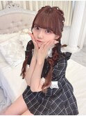 石田萌依ちゃん＊編み込みおさげヘア＊まゆ