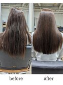 髪質改善ストレート