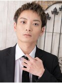 20代30代ブリーチデザイン短髪ショートR上尾