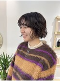 ボブ×パーマ