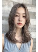 韓国レイヤーカット/韓国風巻き髪
