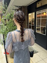 トータルビューティ ジェム バイ ヘアタイム(TOTAL BEAUTY gem by HAIR TIME)&nbsp;編みおろし ヘアセット お呼ばれヘア