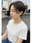 【Owll】石田学史ハンサム刈り上げショート20代30代40代ベージュ