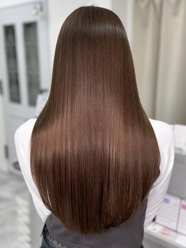 浪漫館 アプリーレ(APRILE)の写真/【有資格者が本気の髪質改善提案】一人ひとりのダメージレベルに合わせた施術で、憧れのツヤ髪に。