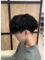 エッジ(EDGE) 大分メンズツイストスパイラルパーマ刈り上げマッシュスタイル