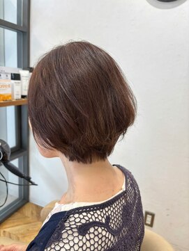 ヘア ルーナ バイ アプリーレ(hair lune by Aprire) 大人可愛い20代30代40代50代ひし形ショート小顔カット