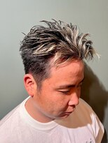 スタンドバーバー 柏(STAND BARBER)&nbsp;スペインカール/スパイキーショート/ブルーブラック/柏