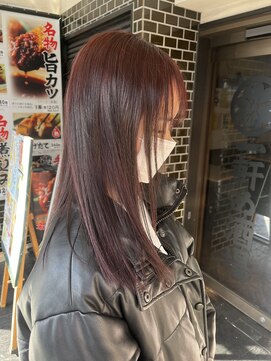 アヴァンス 天王寺店(AVANCE.) 黒染めしててもできちゃうワインレッド