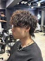 アウル 心斎橋(owl)&nbsp;シャドウパーマ＆波巻きパーマ＆波巻きシャドウパーマ＆ウルフ