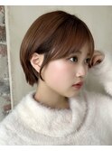 【岩田莉奈】ナチュラルレイヤーショートでひし形シルエット新宿