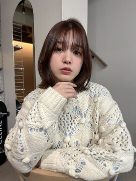 ヘアーアンドファッションシオミエイチ (hair＆fashion shiomi H) くびれミディアムレイヤー