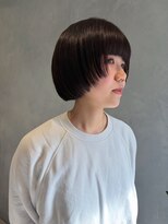 アース 高円寺店(HAIR & MAKE EARTH)&nbsp;顔まわりレイヤー×ショートボブ 【@mppp_32485】