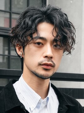 フィフスパーク(fifth PARK) 渋谷メンズパーマルーズパーマシャドウパーマッシュウルフゆるめ