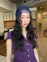 ネロ ヘアサロン ネイビー 渋谷(NERO HAIRSALON NAVY)&nbsp;【近藤真帆】チョコレートブラウン　ロングレイヤー　前髪なし