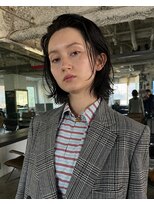 イーノ(ENO)&nbsp;束感シースルーバングのフレンチボブ