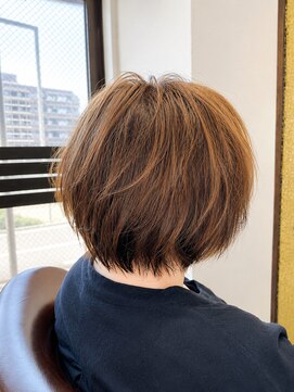 ネスト ヘアーデザイン(NEST hair design) 【NEST 札幌】大人丸みショートボブ