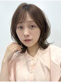 ボブ/レイヤーボブ/外ハネ/前髪/透明感カラー