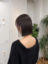 フォト 新宿三丁目(foto) 髪質改善地毛風縮毛矯正くびれレイヤー切りっぱなしボブ