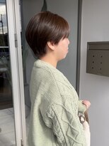 ソエラ(Soera)&nbsp;ハンサムショート/透け感オリーブベージュ