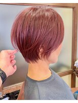ハピネス クローバー 学園前店(Happiness CLOVER)&nbsp;ナチュラルショートショートボブ×髪質改善×白髪ぼかし7/29