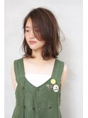 Salt大久保☆大人外ハネミディ×ベージュアッシュ