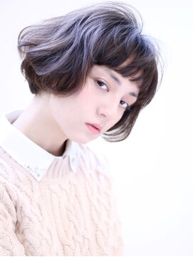 アバーブザビューティーアイランド(Above the beauty island) 暗髪ボブ×ショートバング【Above吉祥寺】