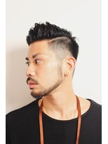 メリケンバーバーショップ フクオカ(MERICAN BARBERSHOP FUK)&nbsp;クラウドマッシュテクノセミウェットワイルドツーブロック91