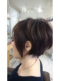 襟足スッキリボブショートボブ