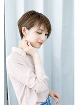 ヘアーラウンジトリップ(hair lounge TRiP) 耳掛けでスッキリ。大人カッコいいミニマムショート