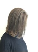 大人グレージュボブ