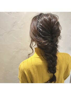 ビー オン ディー ヘア 池袋(BonD hair) #ラプゥンツェル風ヘアセット【池袋/髪質改善/ハイライト】