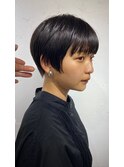 耳かけしないショート