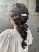 ゆるふわ◎編みおろしヘアセット