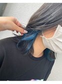 ピアスカラー/グレージュ/ブルー/ブリーチ/10代20代人気◎