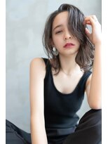 オースティン 流山おおたかの森(AUSTIN) 大人かわいい前髪セシルカットココアブラウンフリンジウェーブ