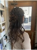 【ヘアセット】 キレイめハーフアレンジ 茅ヶ崎ヘアセット
