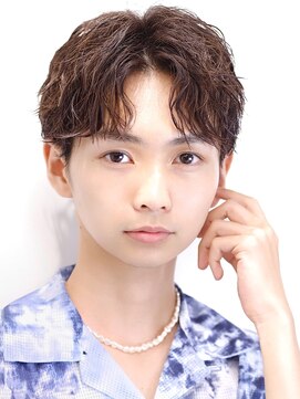 リップス 池袋(LIPPS) 波巻き　ツーブロック　ソフトツイスト　刈り上げメンズショート