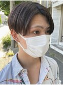 外国人風センターパート