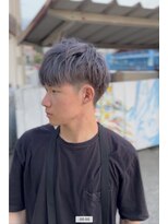 ヘアデザインサロン246&nbsp;ショートマッシュ　ブルーアッシュ
