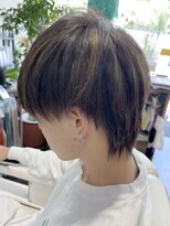 ヴァンクラウド 奈良店(VENT-CLOUD)&nbsp;無造作メンズウルフショート☆ハイライトアッシュブラウン