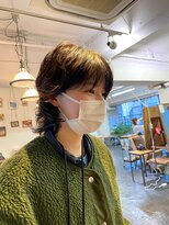 ポタム 東中野(potamu)&nbsp;ショートウルフにパーマ