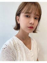 小顔＆小頭　外ハネミニボブ